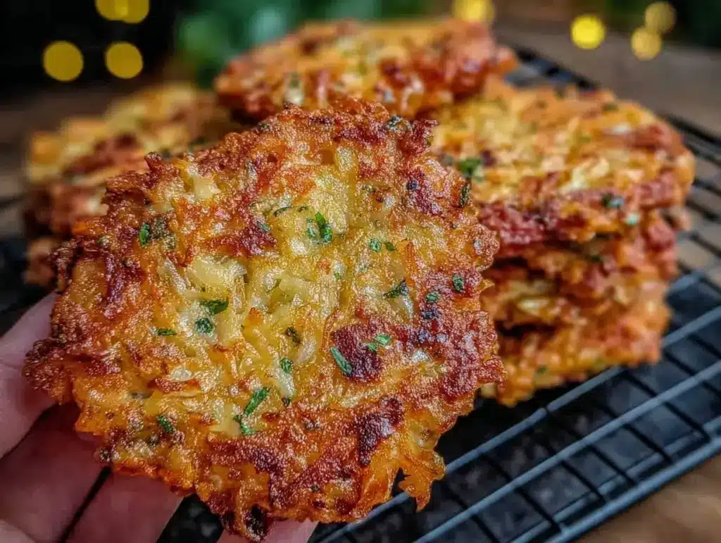 crispy cabbage fritters - featured image