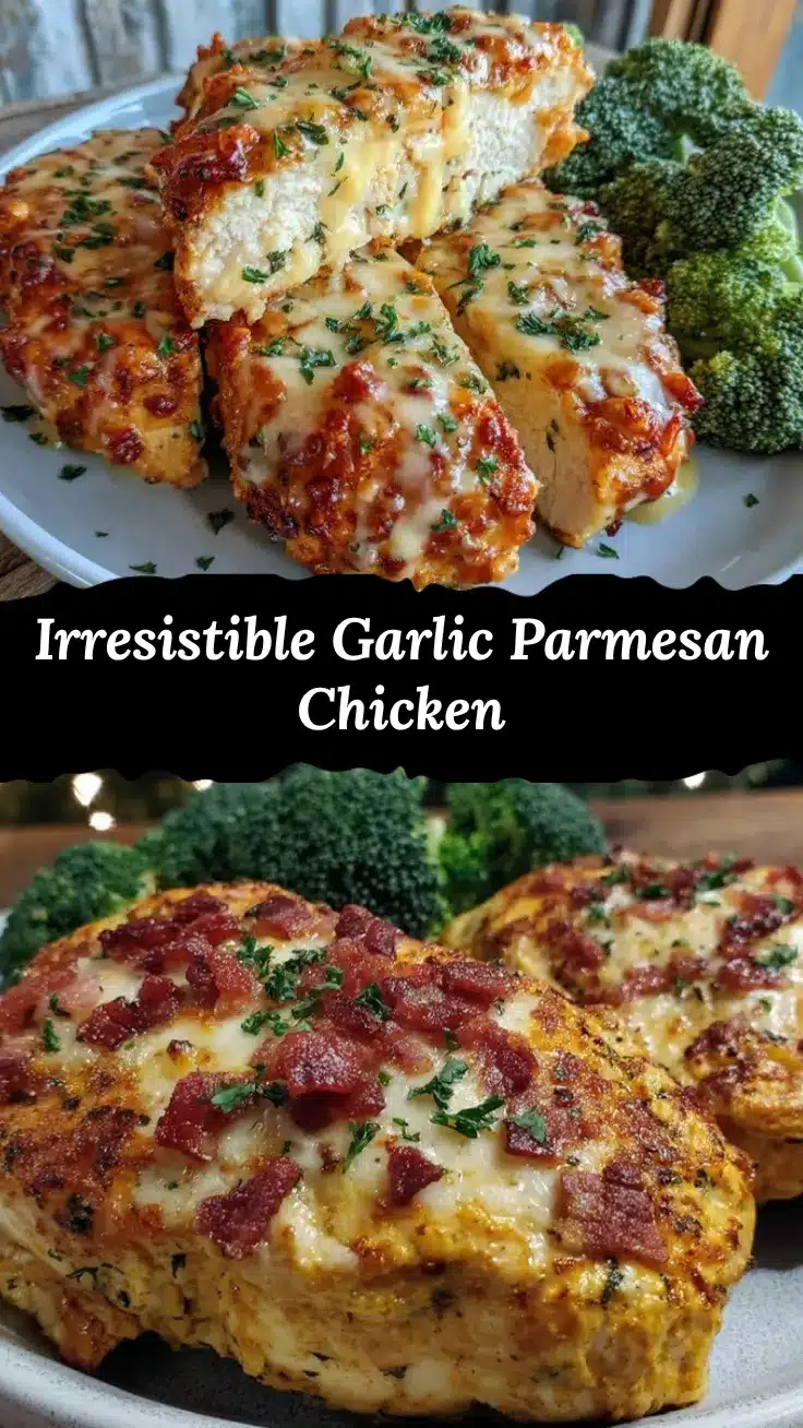 crispy garlic Parmesan chicken recipe