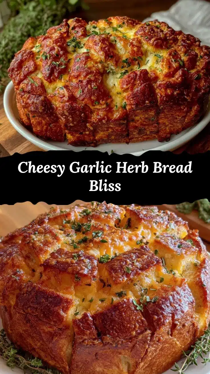 garlic herb cheddar bread recipe