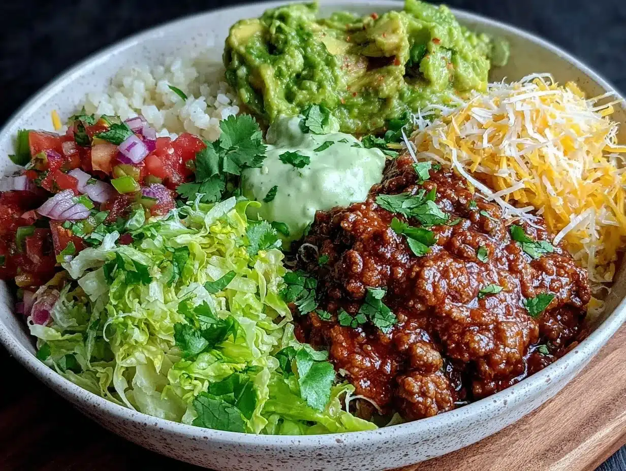 keto burrito bowl preparation steps
