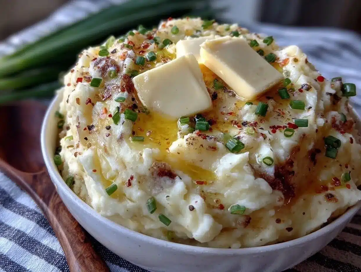 loaded cream cheese mashed potatoes preparation steps