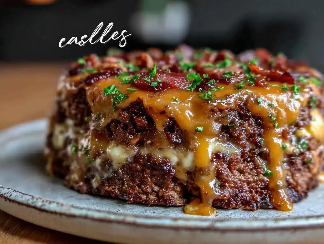 loaded meatloaf casserole preparation steps