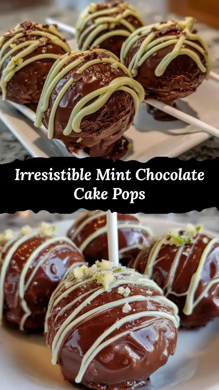 mint chocolate chip cake pops recipe