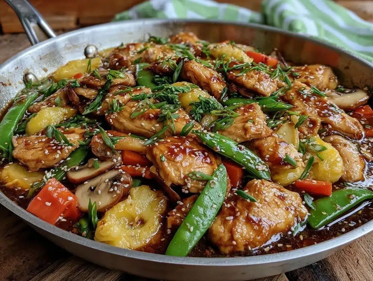 Moo Goo Gai Pan preparation steps