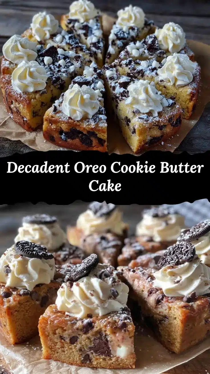 Oreo Cookie Butter Cake recipe