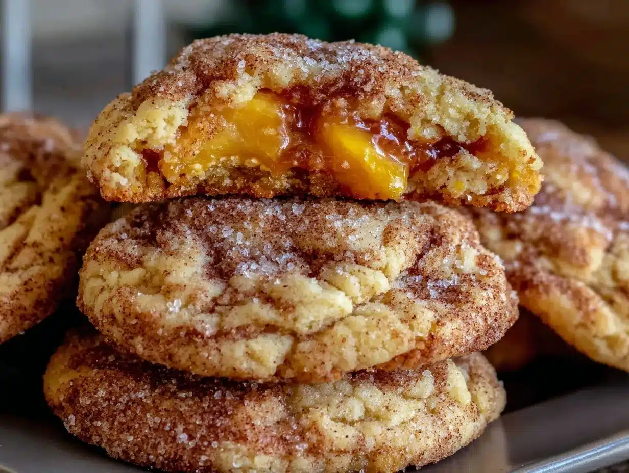 peach cobbler cookies preparation steps
