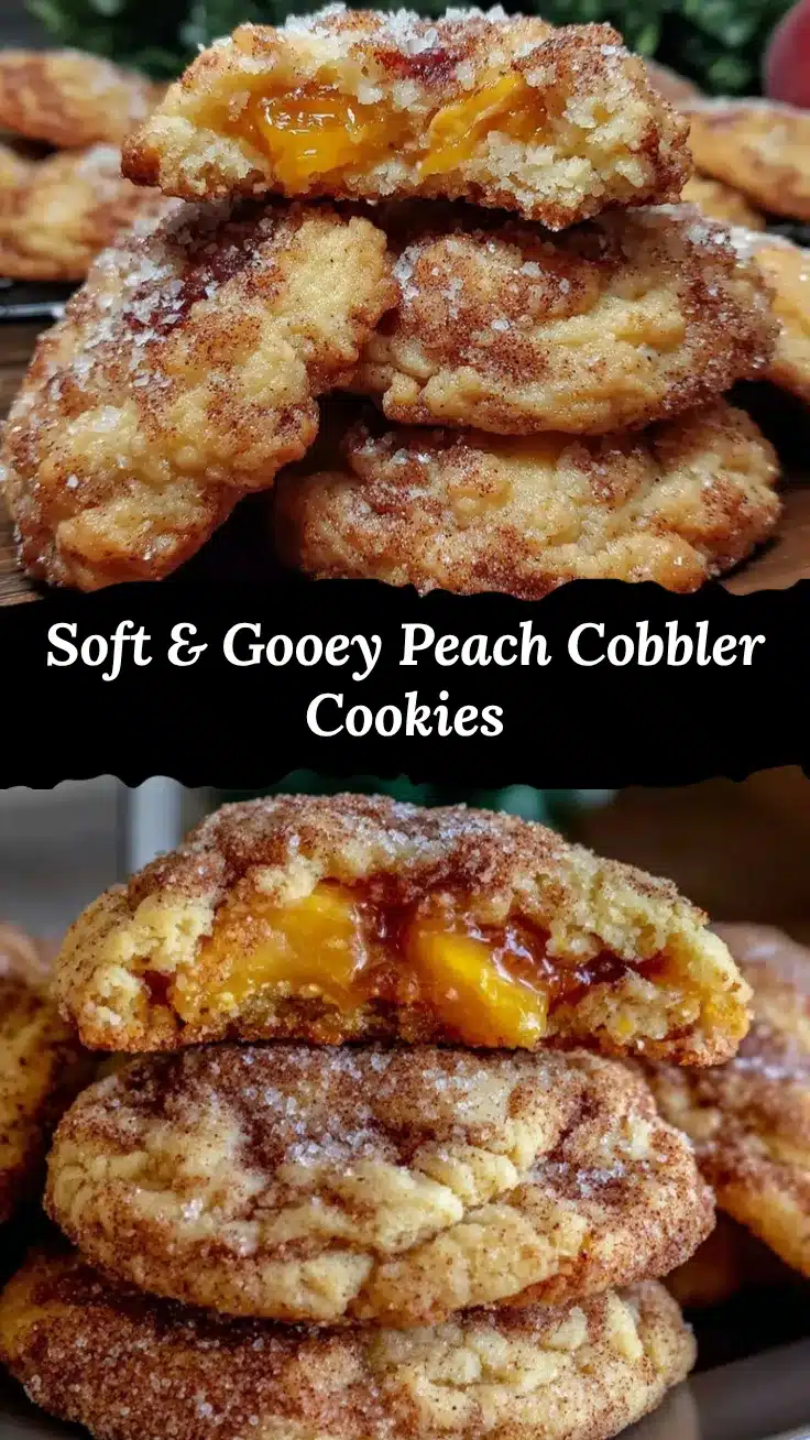 peach cobbler cookies recipe