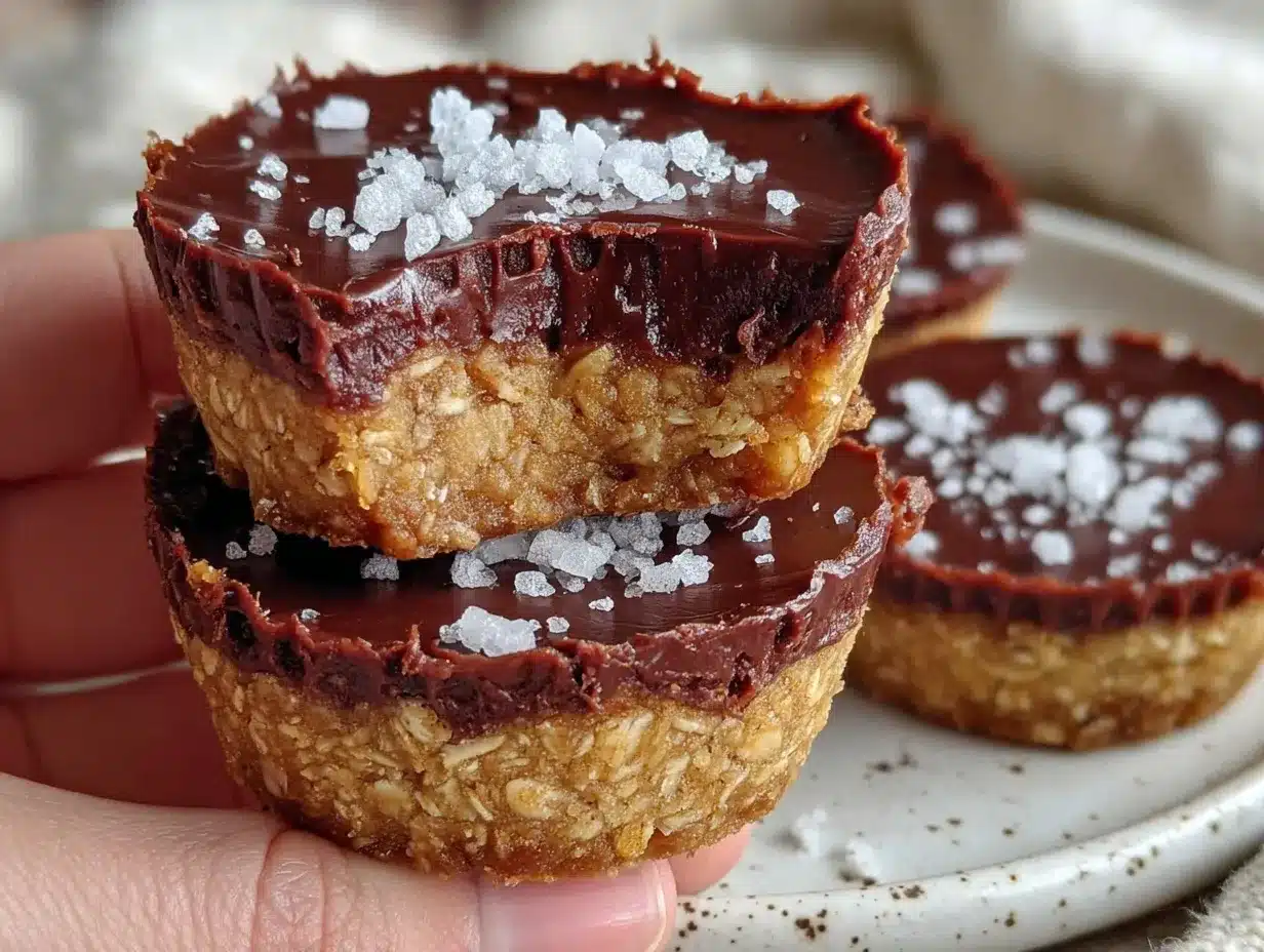 peanut butter oat cups preparation steps