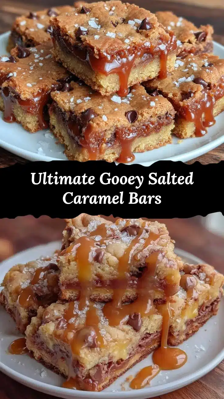salted caramel cookie bars recipe