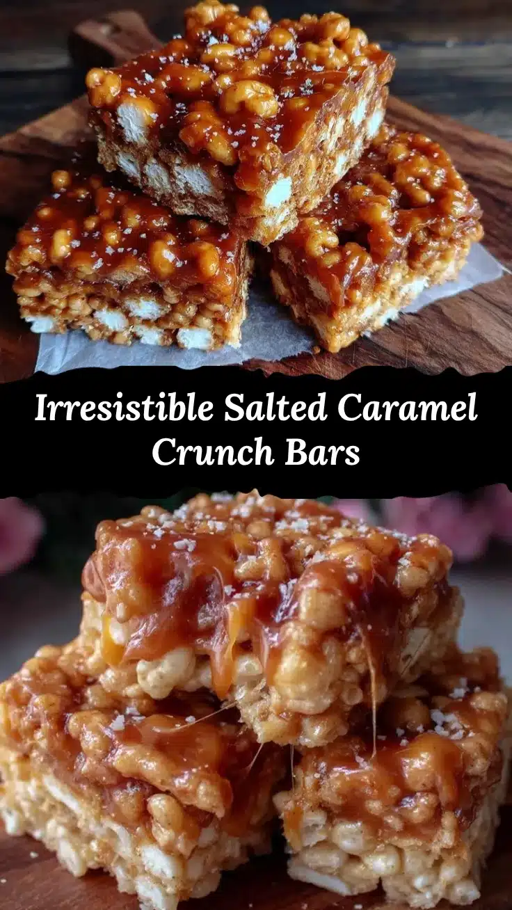 salted caramel crunch bars recipe