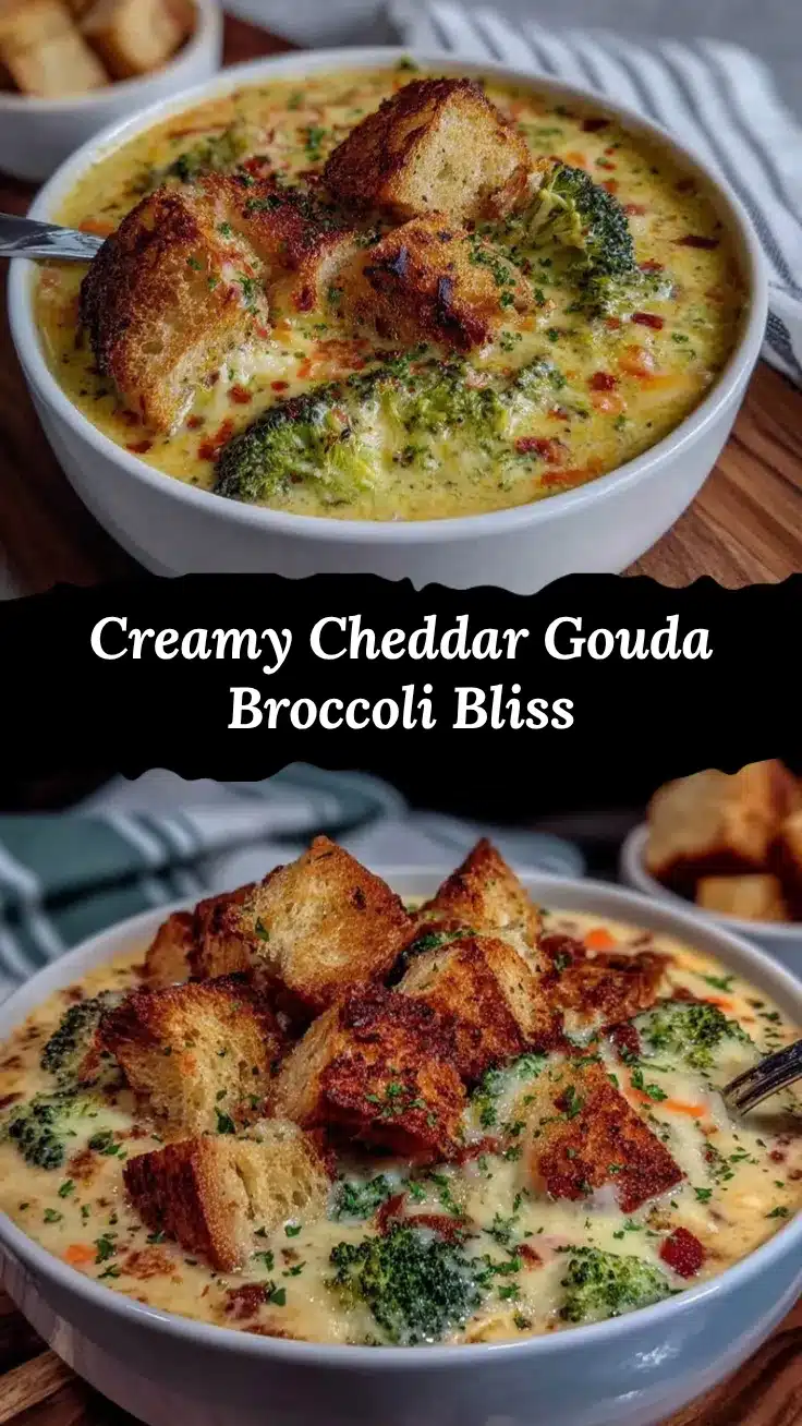 smoked gouda broccoli cheddar soup recipe