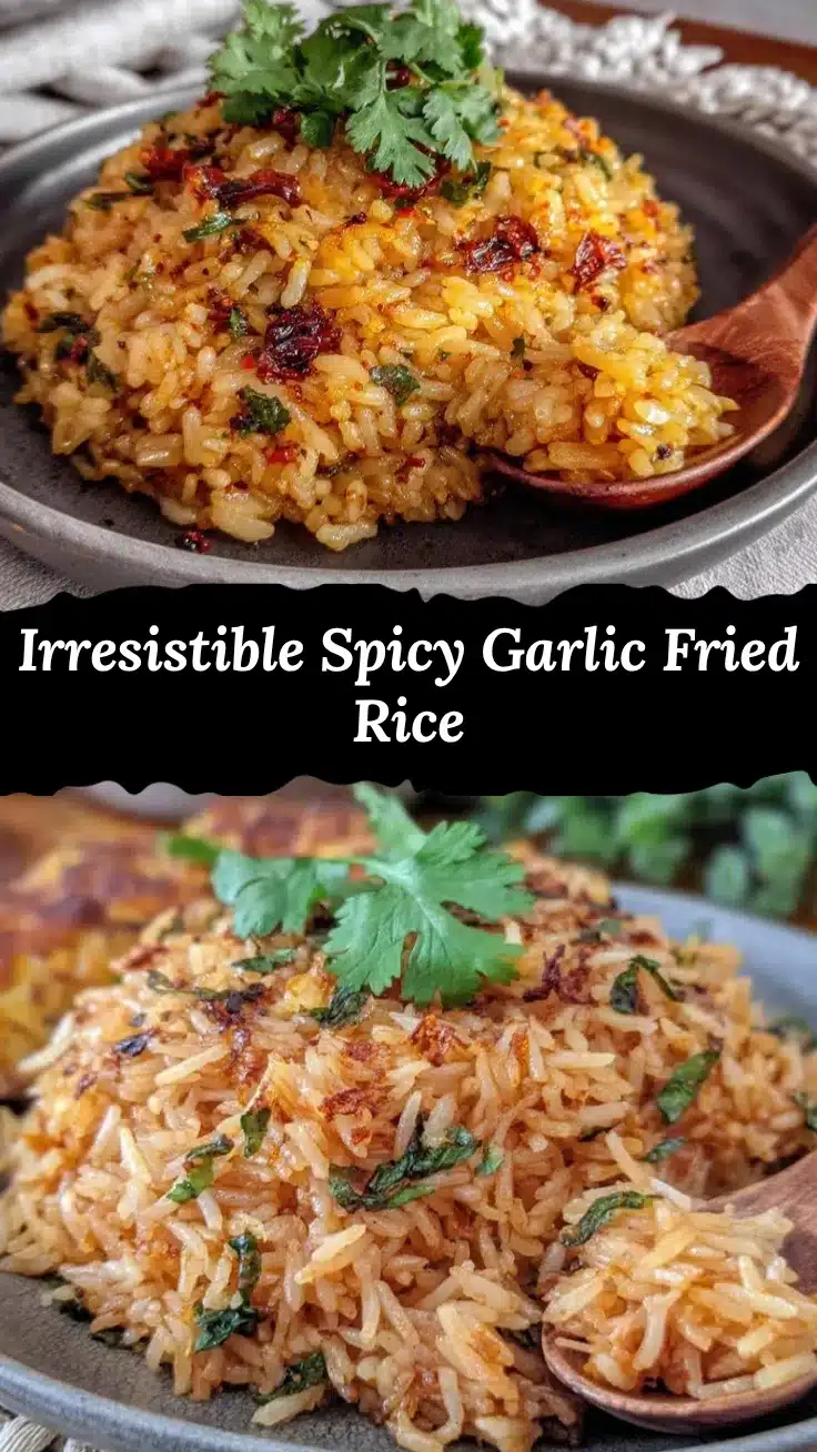 spicy garlic butter fried rice recipe
