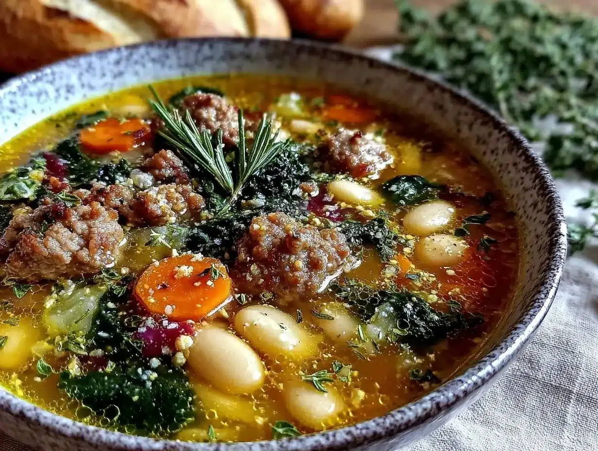 Tuscan White Bean Soup preparation steps