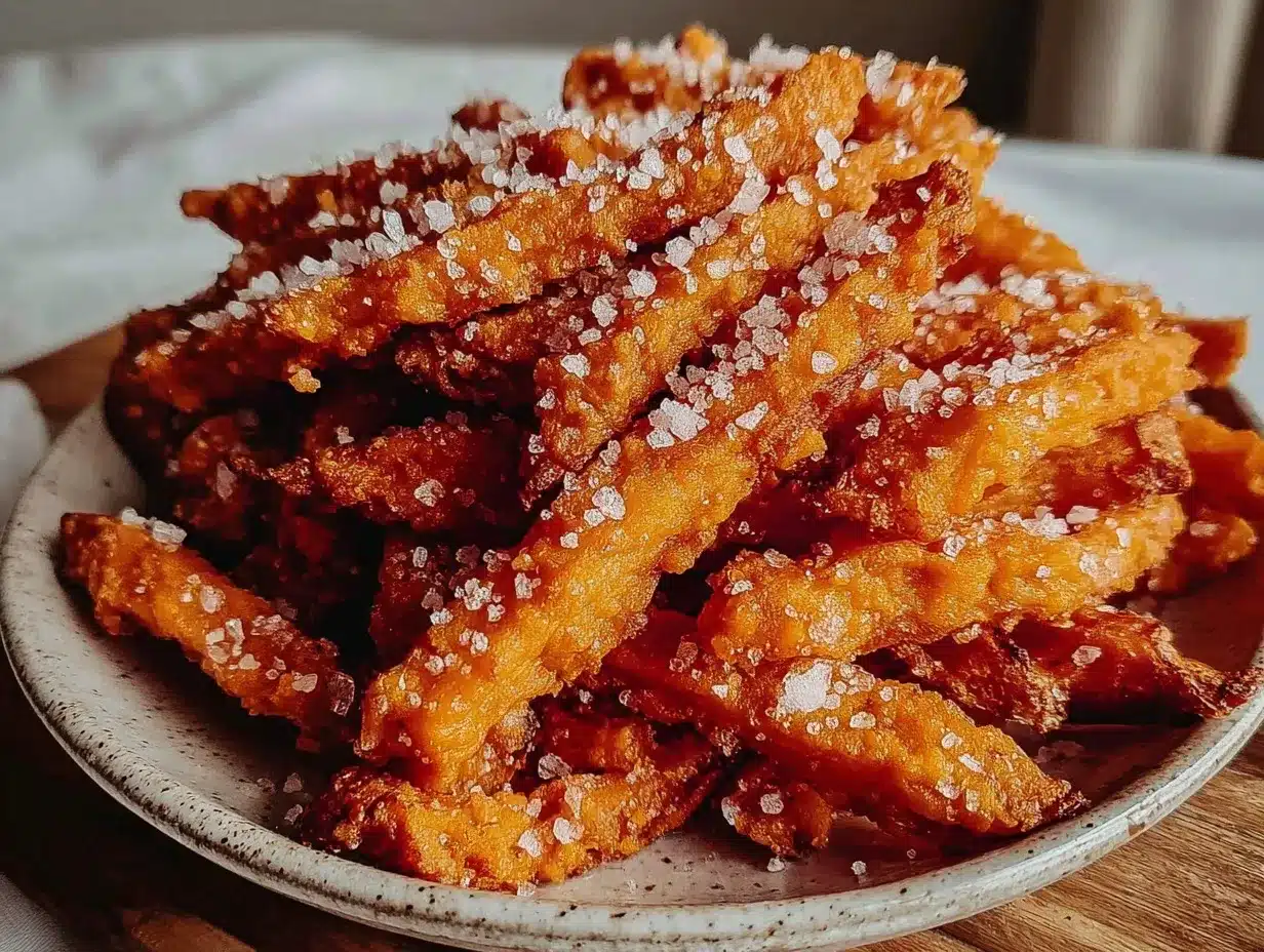 air fryer sweet potato fries preparation steps