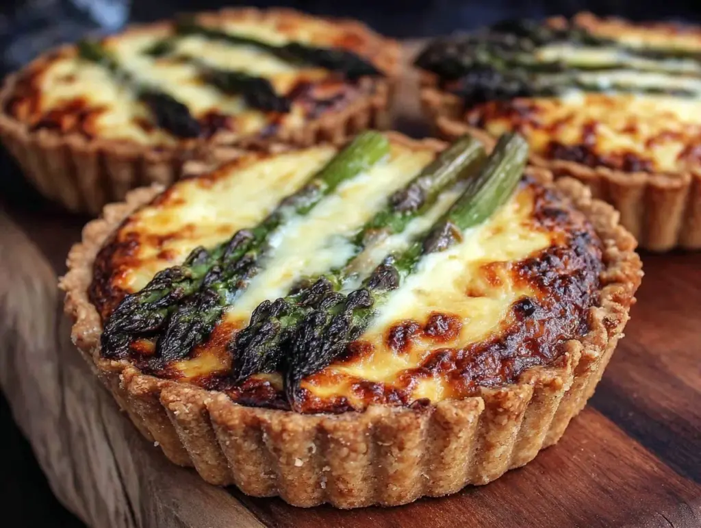 asparagus and gruyere quiche - featured image