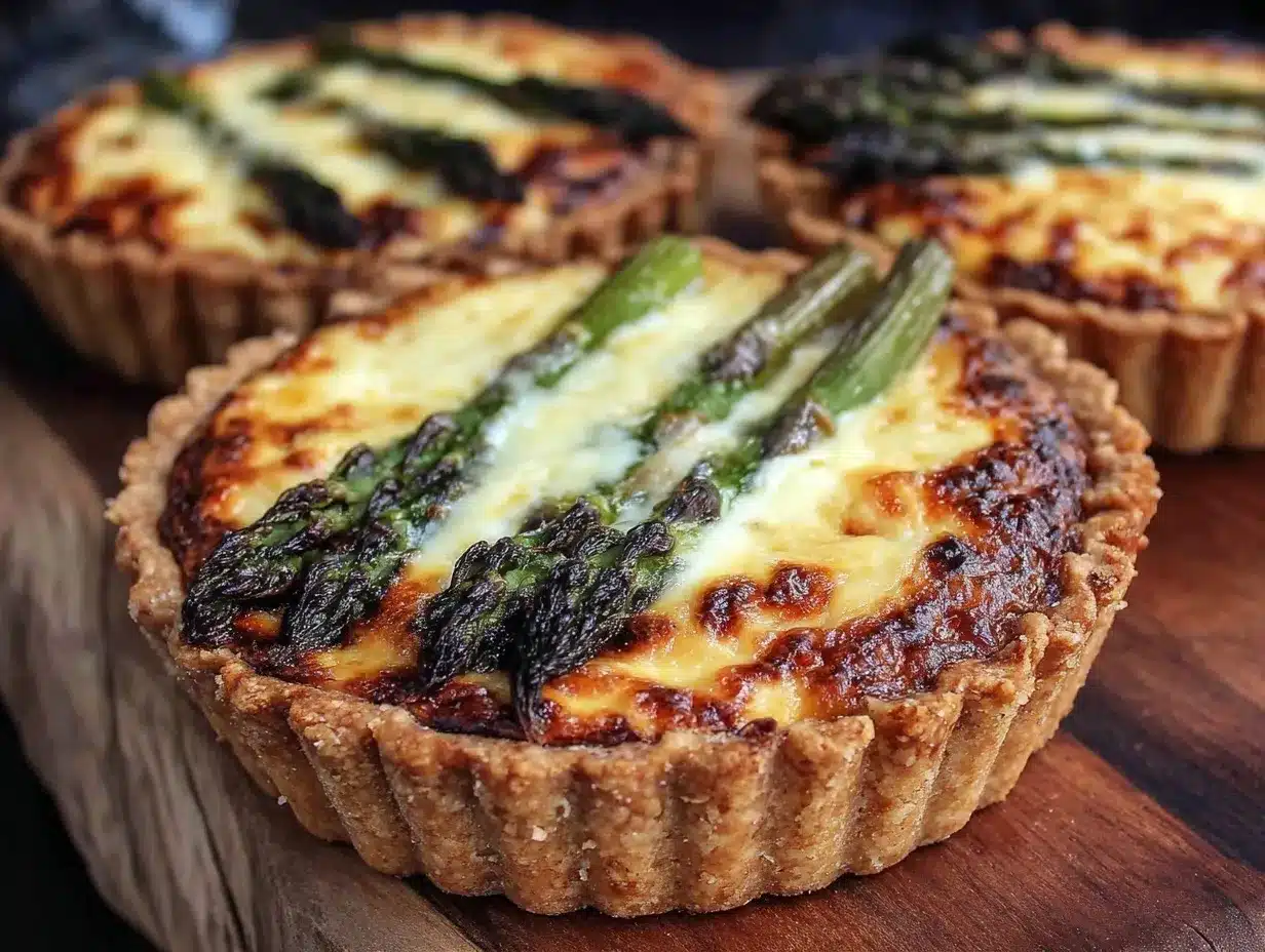 asparagus and gruyere quiche preparation steps