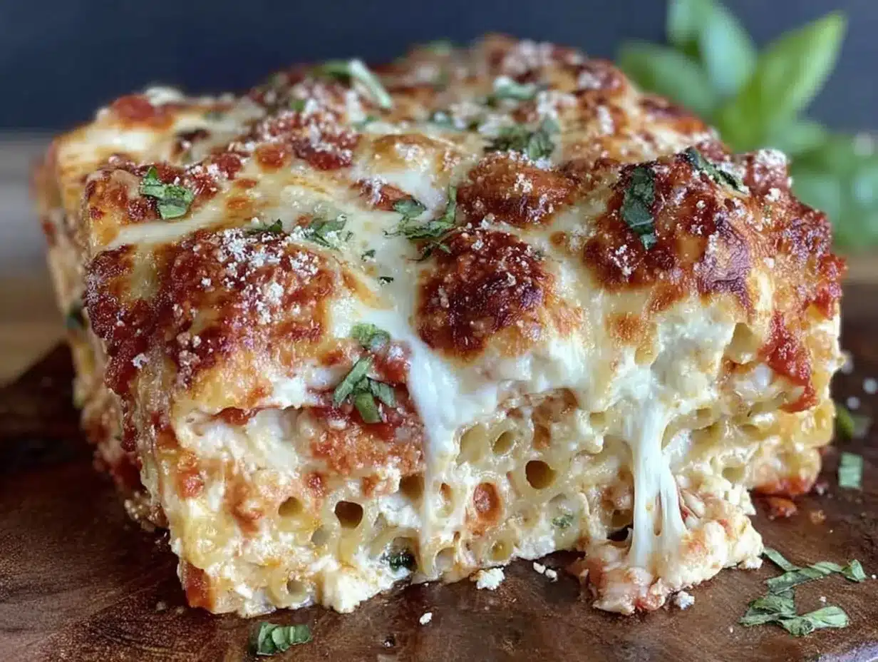 baked ziti with three cheeses preparation steps
