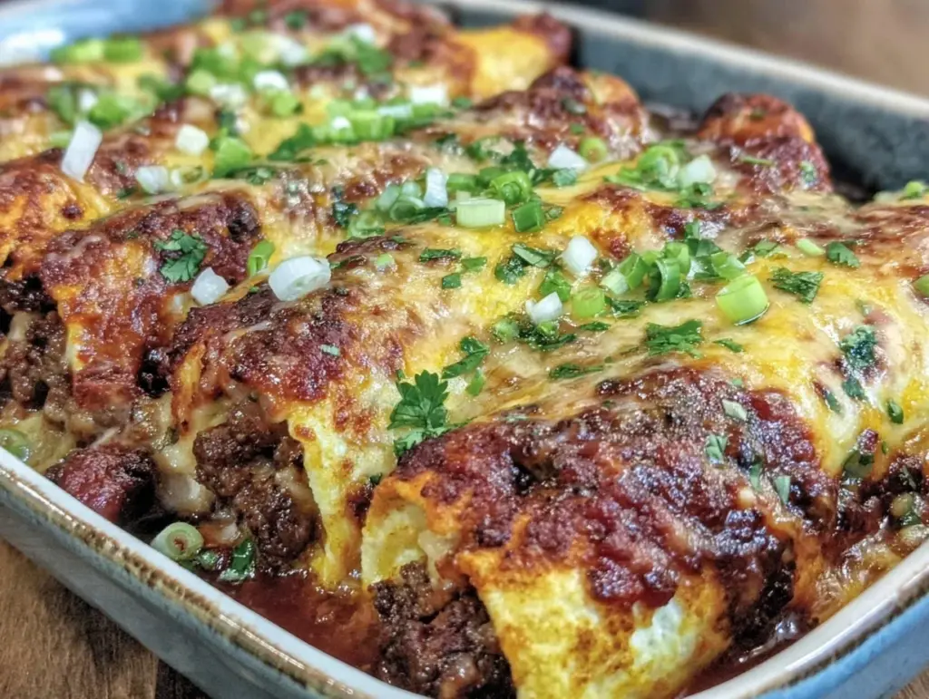 beef enchiladas recipe - featured image