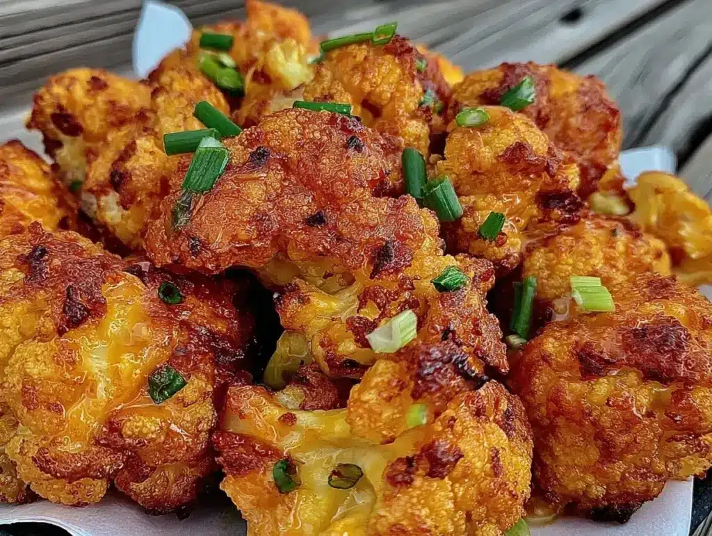 buffalo cauliflower bites - featured image