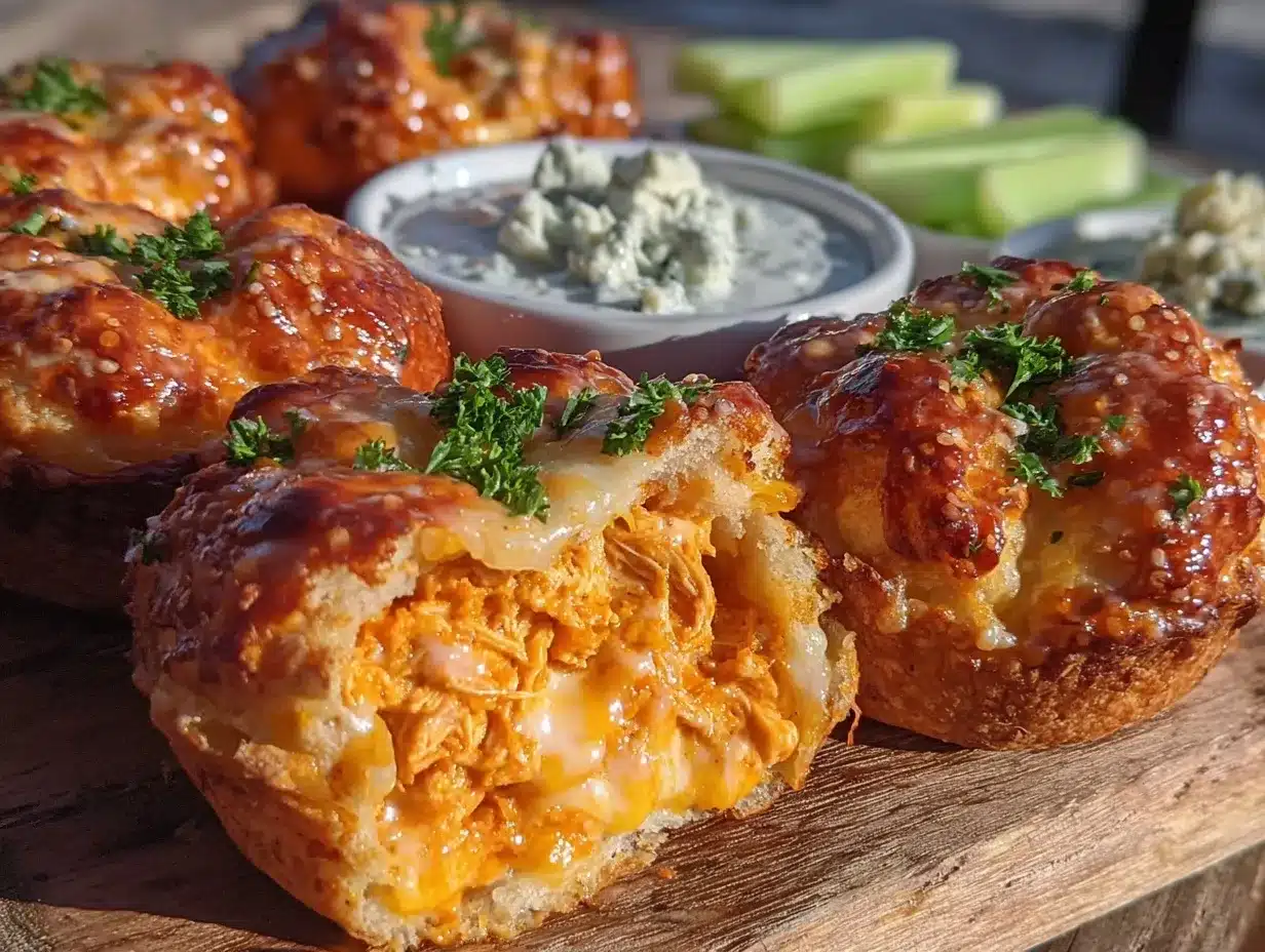 buffalo chicken biscuit bombs preparation steps