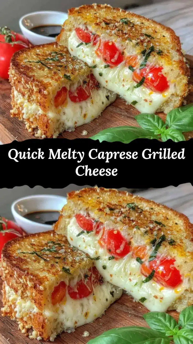 Caprese grilled cheese recipe