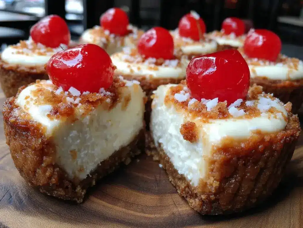cherry cheesecake cookie cups - featured image