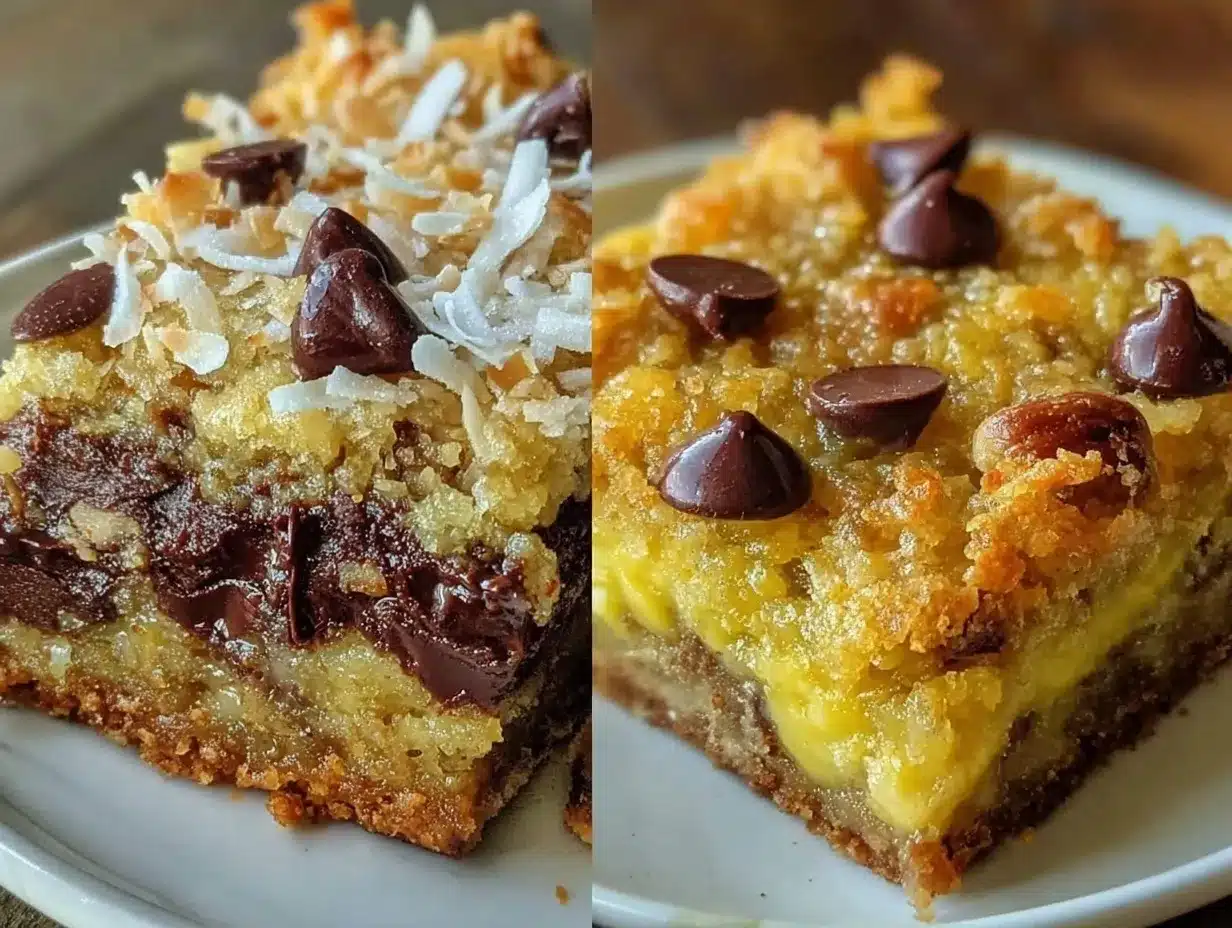 chewy 7-layer bars recipe preparation steps
