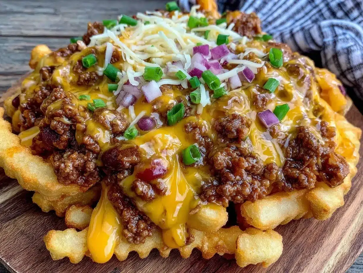 chili cheese fries preparation steps