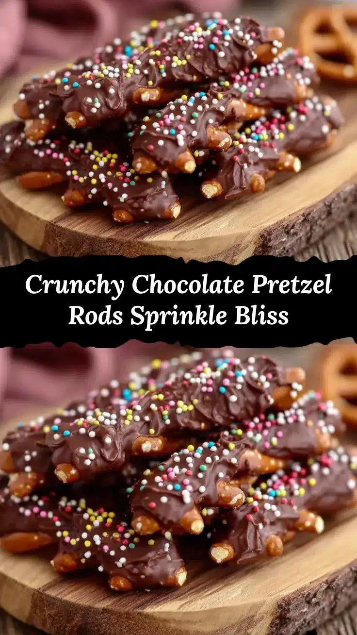 chocolate-covered pretzel rods recipe