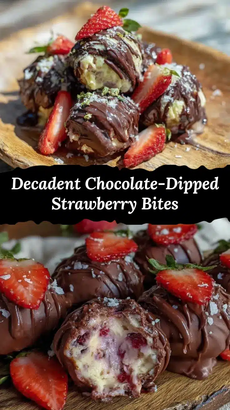 chocolate-dipped strawberry ice cream bites recipe