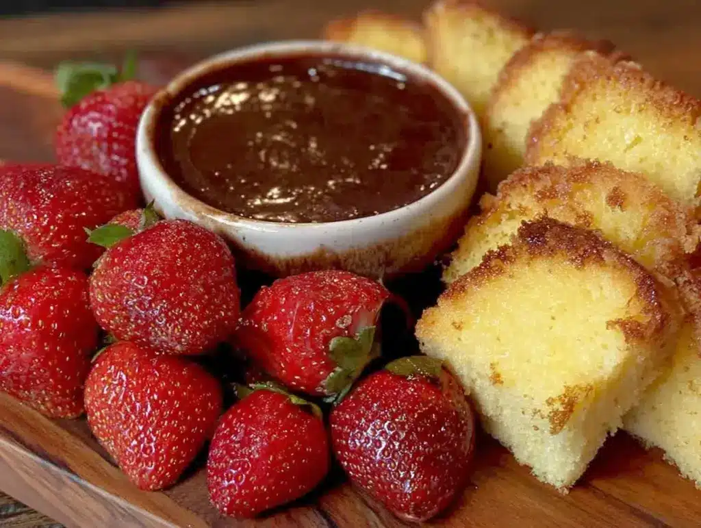 chocolate fondue recipe - featured image