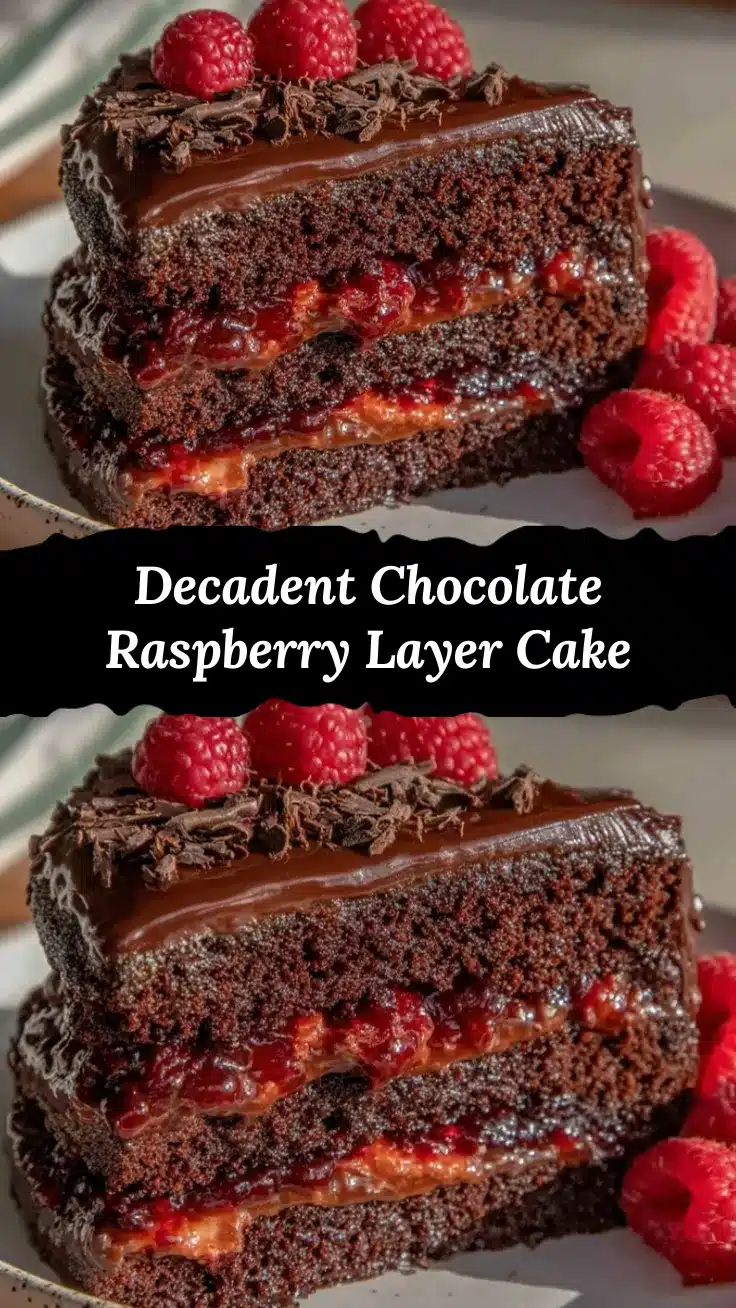 chocolate raspberry layer cake recipe recipe