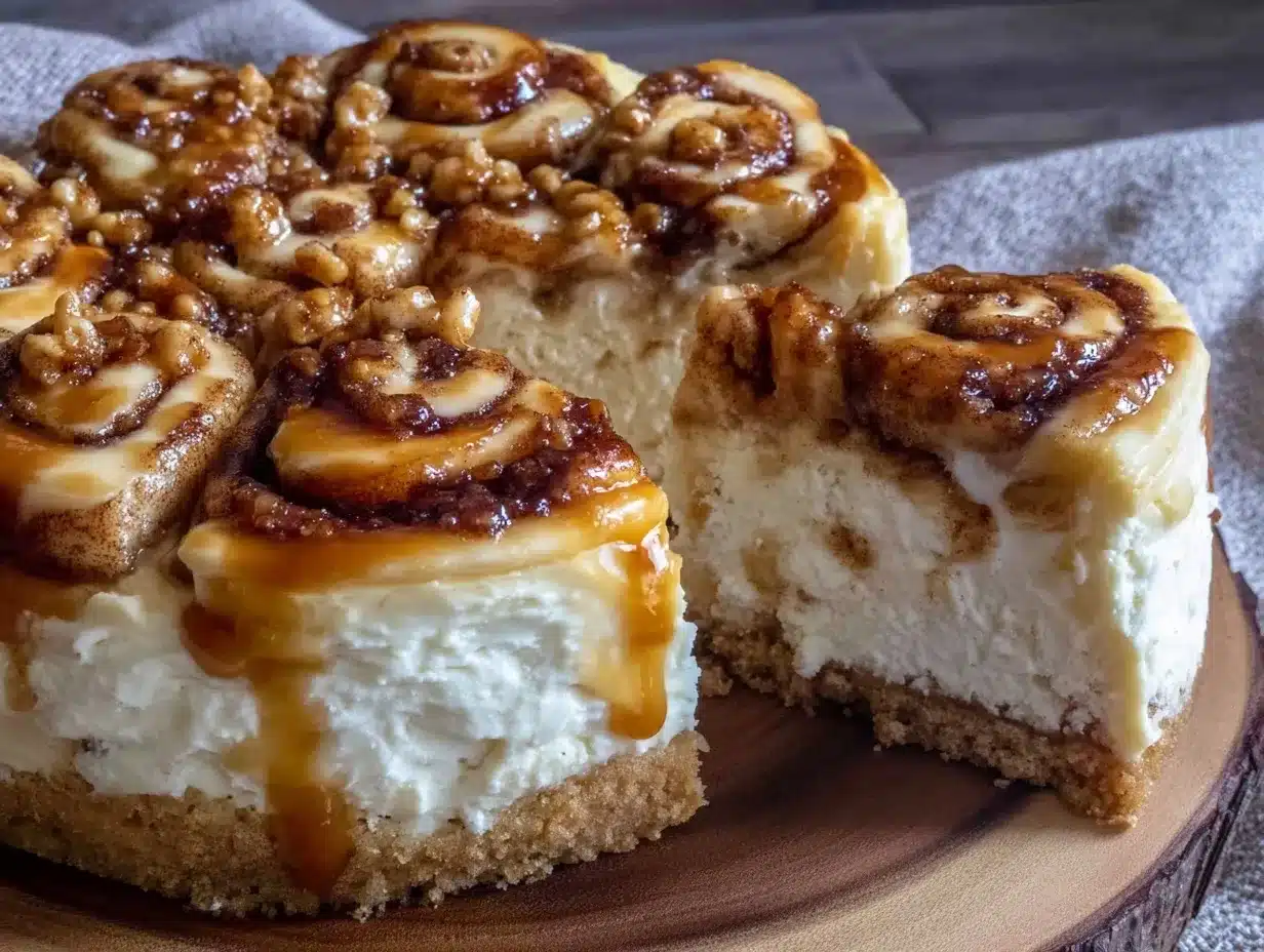 cinnamon roll cheesecake recipe preparation steps