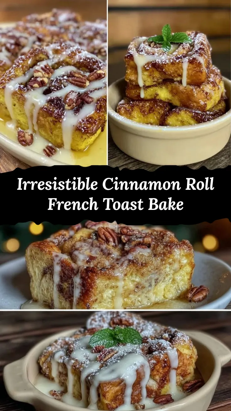cinnamon roll french toast bake recipe