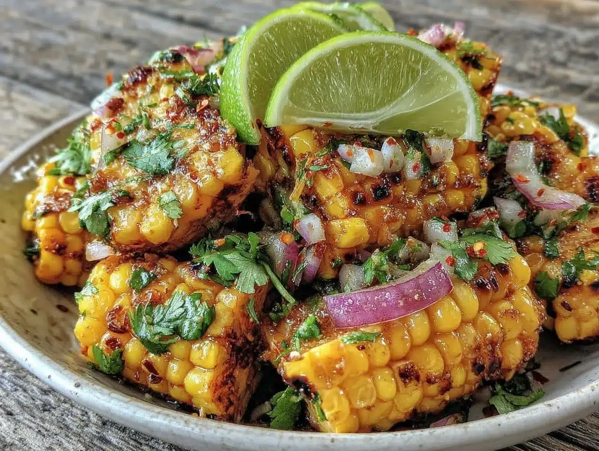 corn salad with cilantro and lime preparation steps
