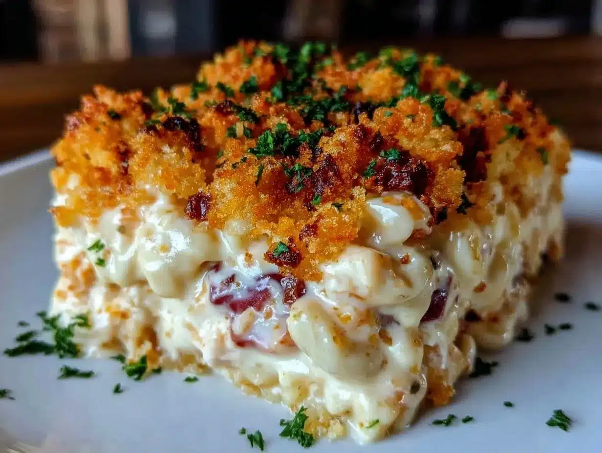 creamy chicken cordon bleu casserole preparation steps