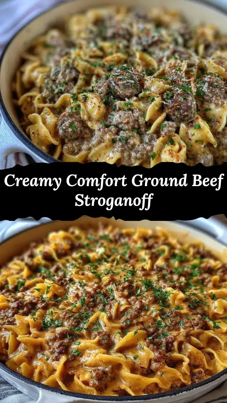 creamy ground beef stroganoff recipe