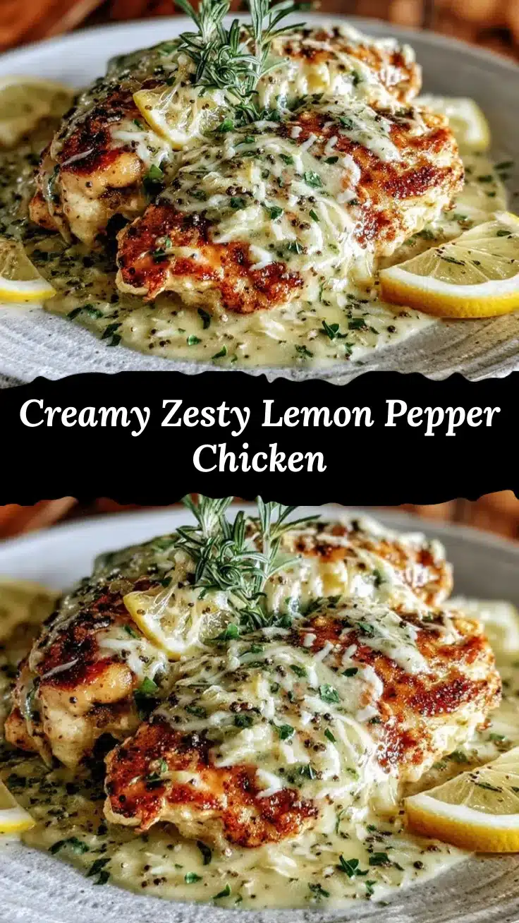 creamy lemon pepper chicken recipe