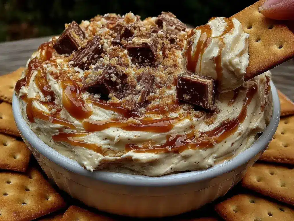 creamy Twix dip - featured image