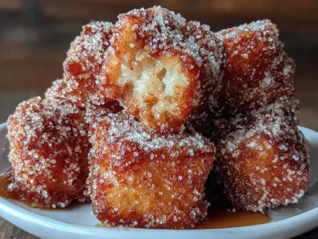 crispy angel cake churro bites - featured image