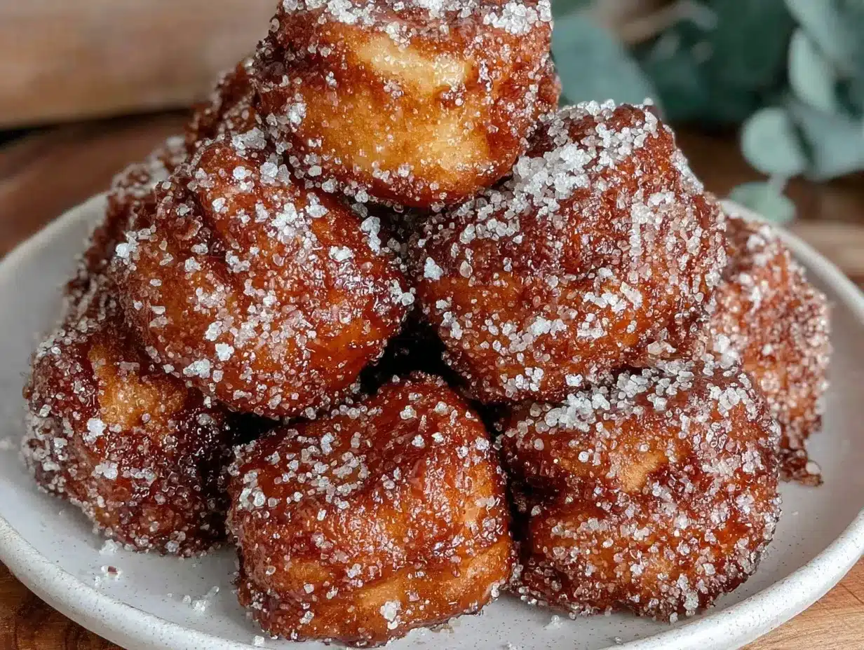 crispy angel cake churro bites preparation steps
