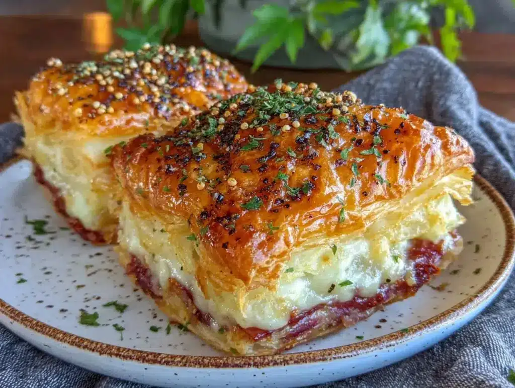crispy antipasto squares - featured image