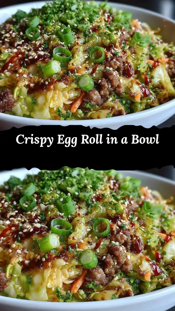 crispy egg roll in a bowl recipe recipe