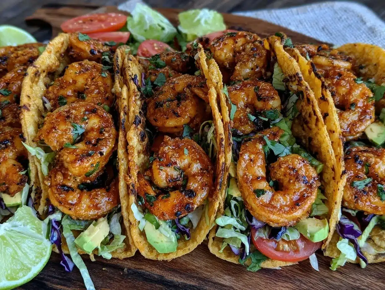 crispy healthy air fryer shrimp tacos preparation steps