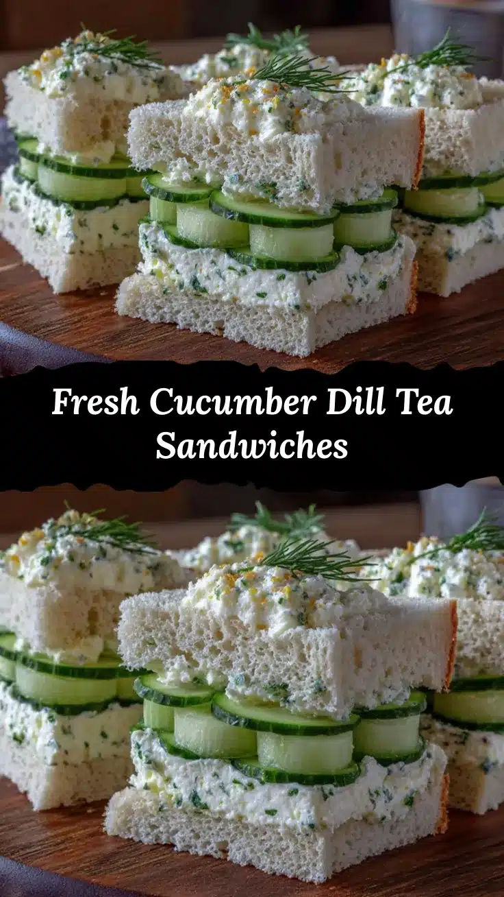 cucumber dill tea sandwiches recipe