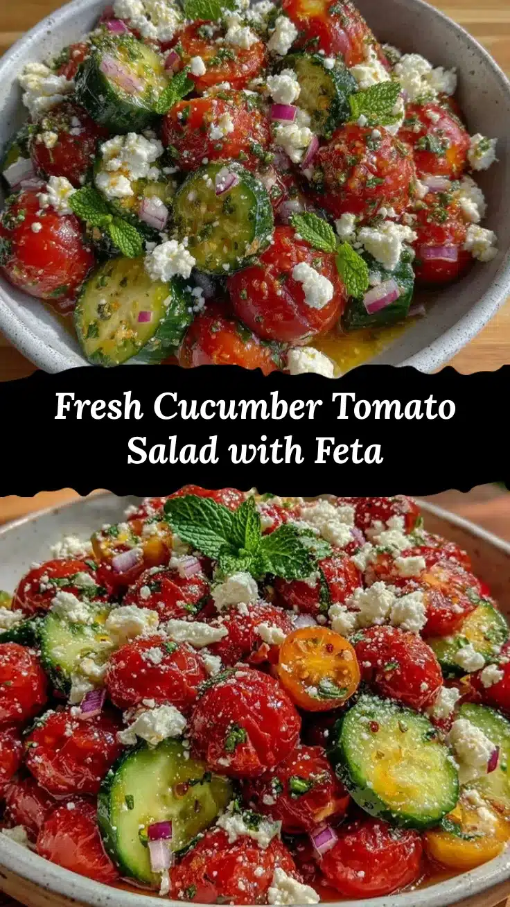 cucumber tomato salad with feta recipe