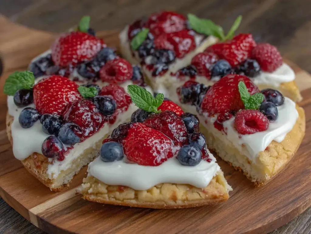 Dr Seuss Red Blue Fruit Pizza - featured image