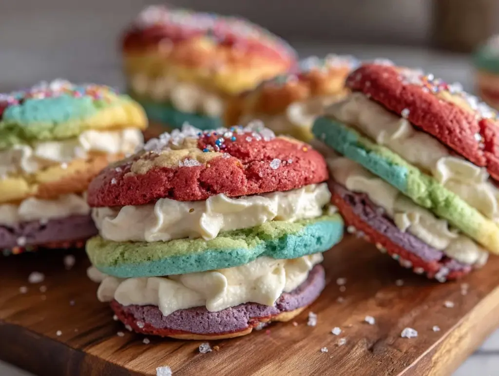 Dr. Seuss silly color cookie sandwiches - featured image