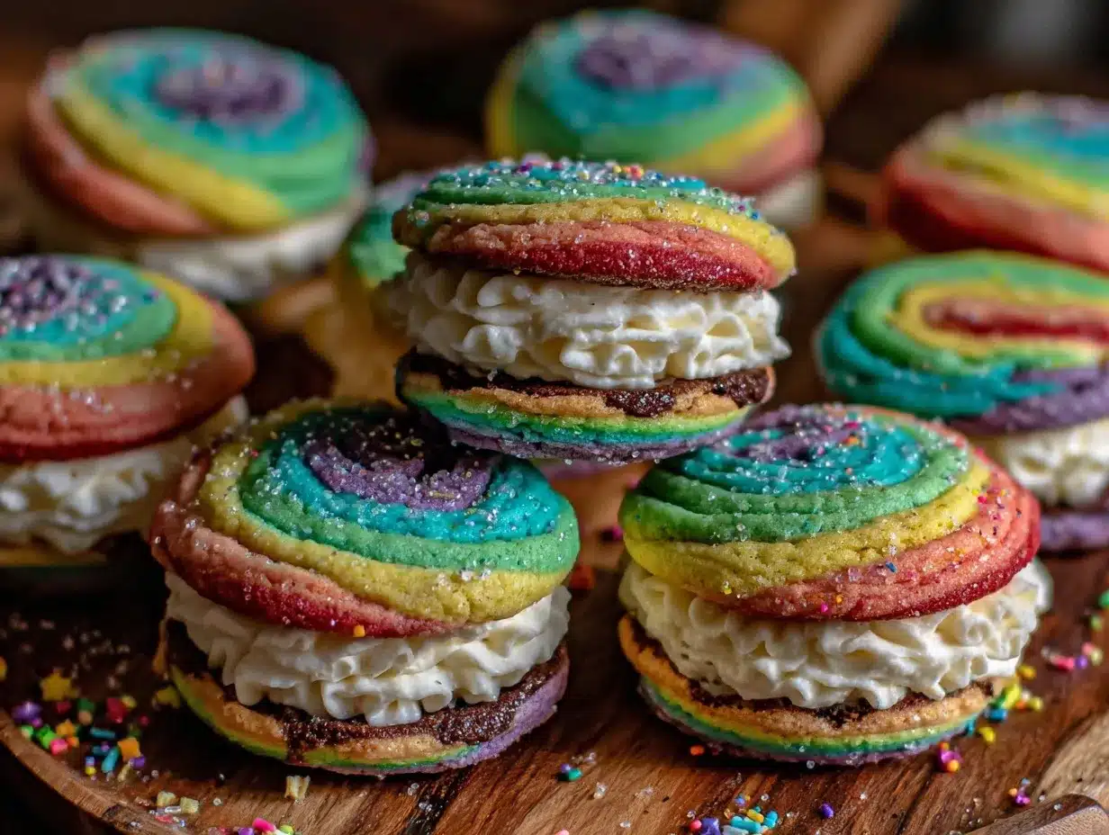 Dr. Seuss silly color cookie sandwiches preparation steps