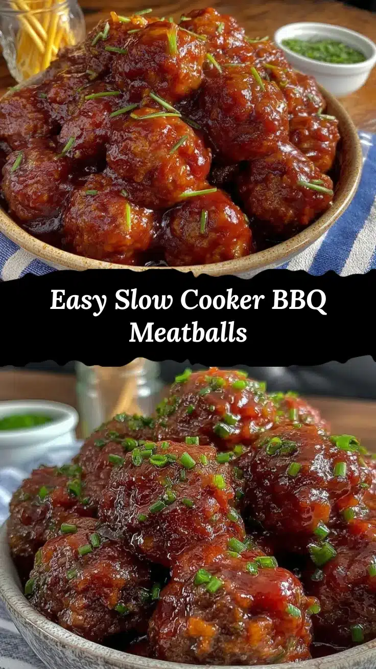 easy crockpot bbq meatballs recipe